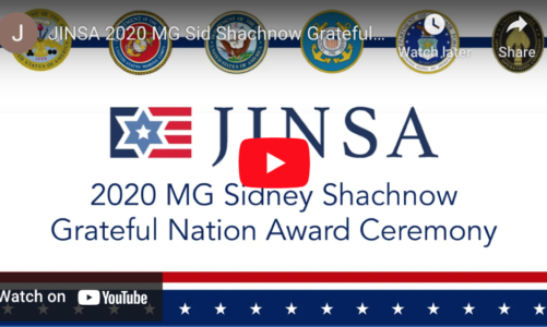 2020 MG Sidney Shachnow Grateful Nation Award Ceremony