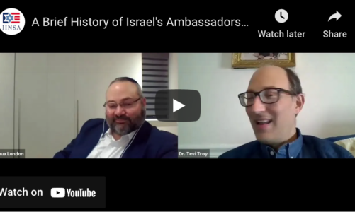 Watch Webinar w/ Tevi Troy on A History of Israeli Ambassadors in DC