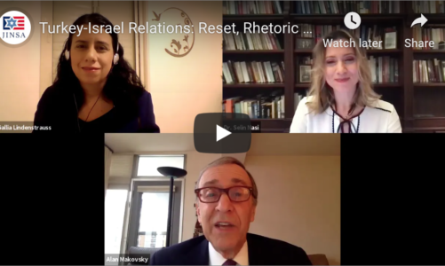 Watch Webinar on Turkey-Israel Relations w/ Drs. Lindenstrauss, Nasi and Alan Makovsky