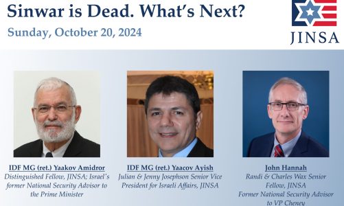 Watch Webinar – Sinwar is Dead. What’s Next?